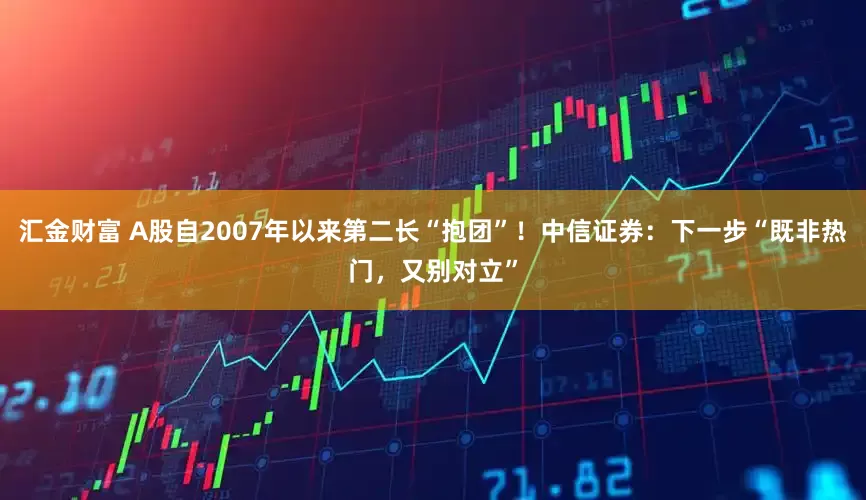 汇金财富 A股自2007年以来第二长“抱团”！中信证券：下一步“既非热门，又别对立”